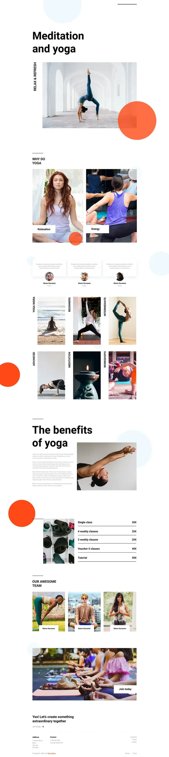 Yoga-page
