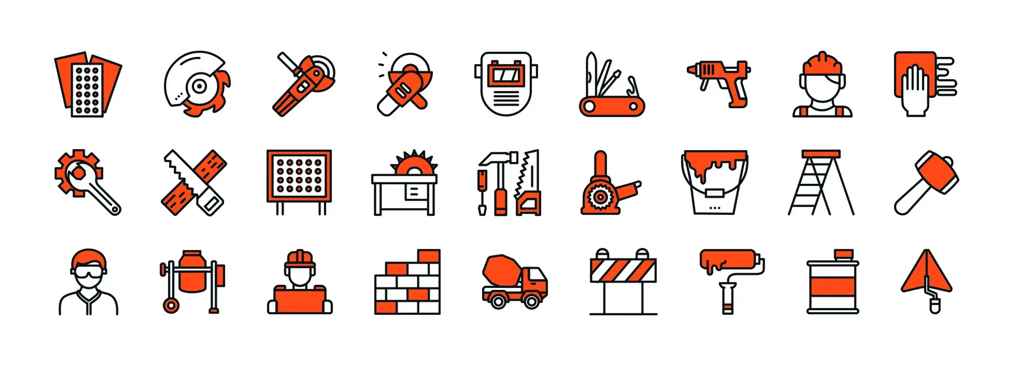 Construction Free WordPress icons