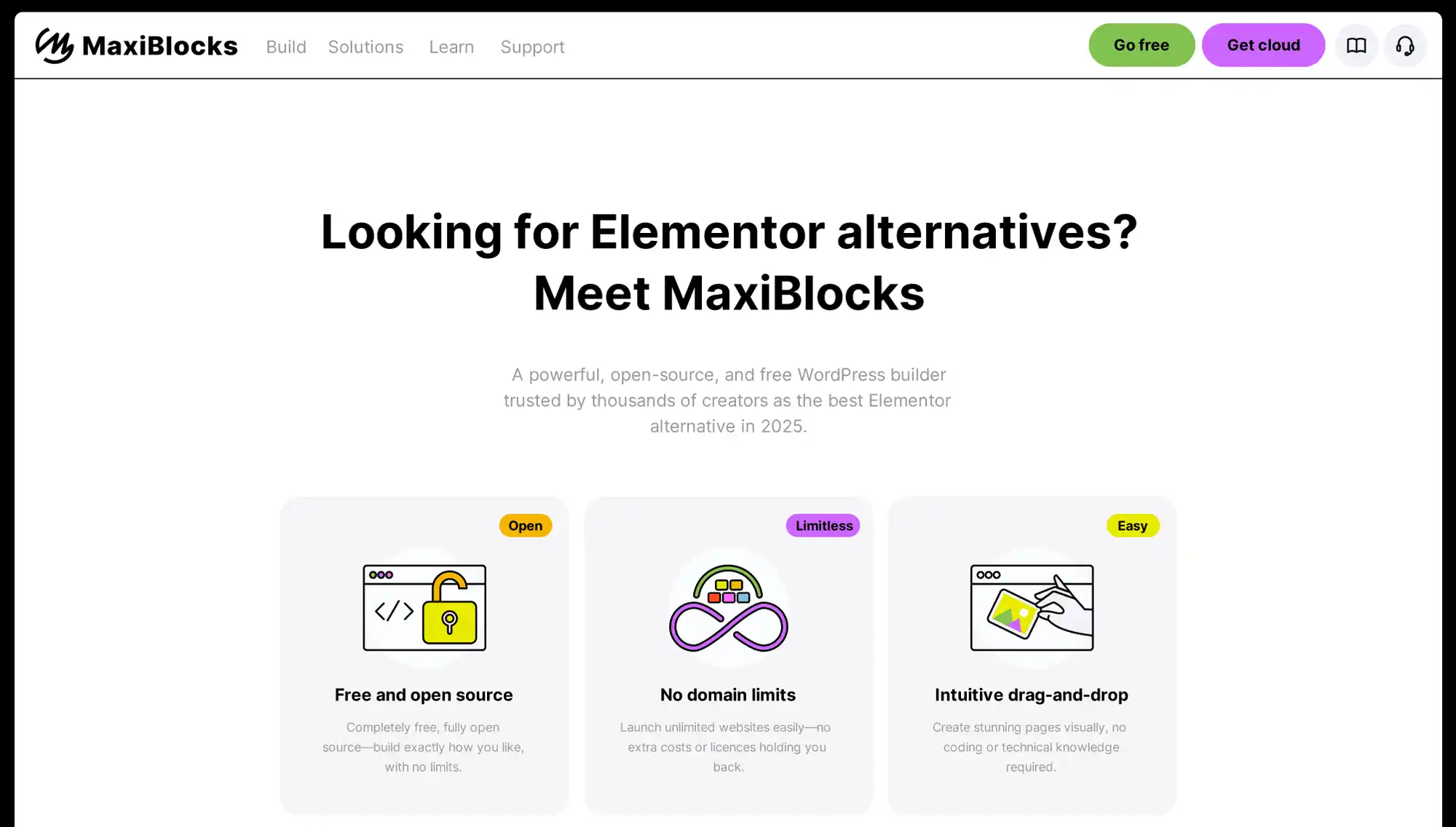 Responsive design Elementor alternatives 2 Elementor Alternatives MaxiBlocks 1