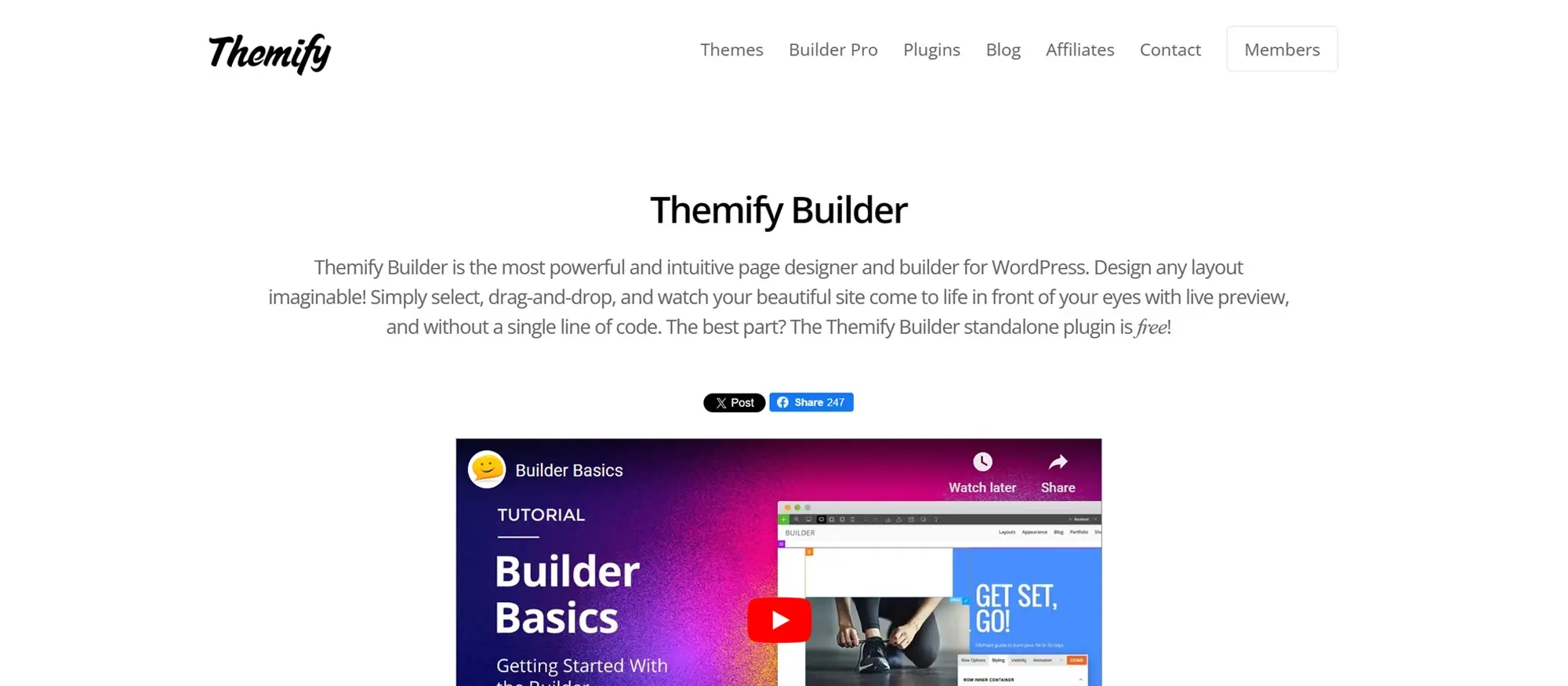 Themify Builder: Popular Elementor Alternatives