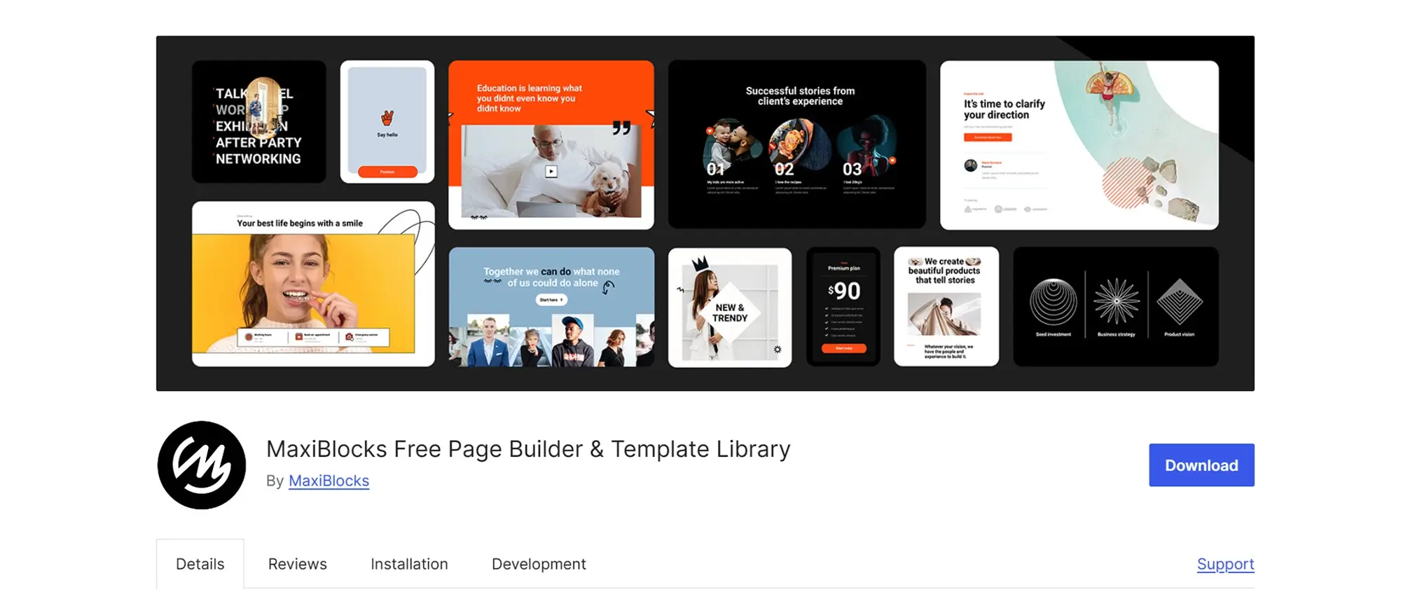 MaxiBlocks free WordPress Page builder