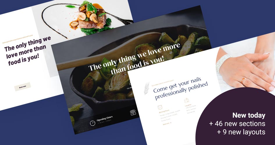 Ready to use Divi builder layouts 3 46 new Divi sections and page layouts