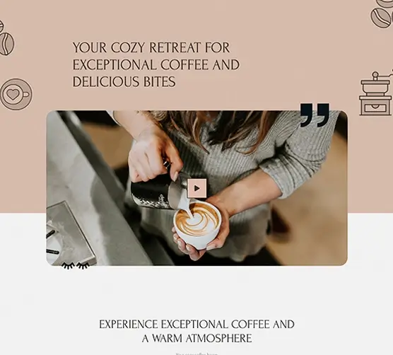 Coffee Shop WordPress starter site
