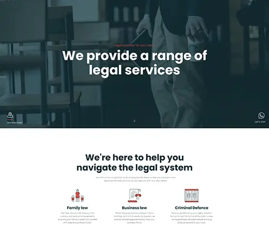 Law WordPress starter site