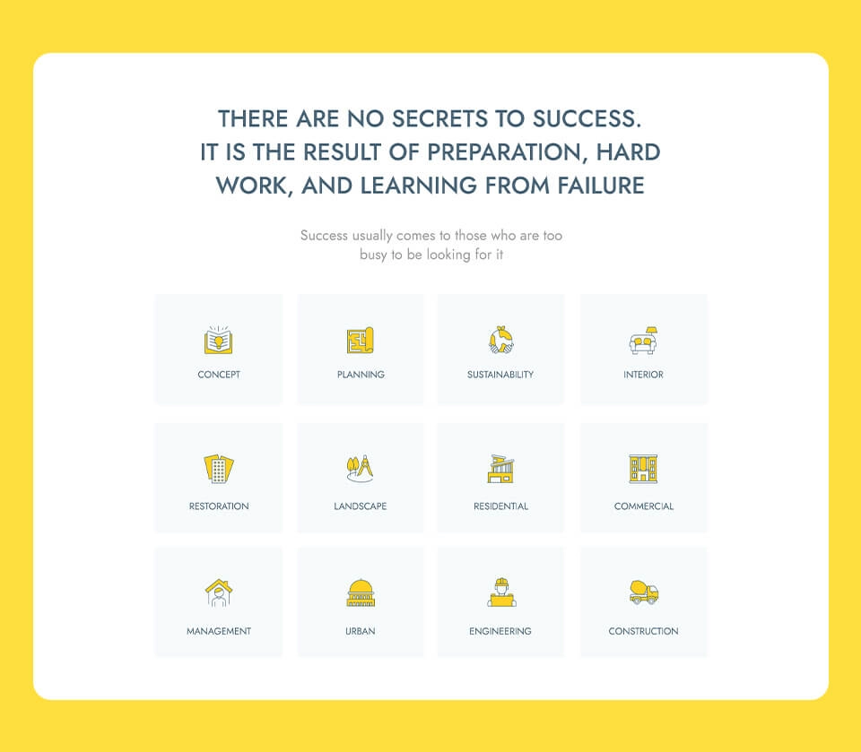 Architecture services wordpress