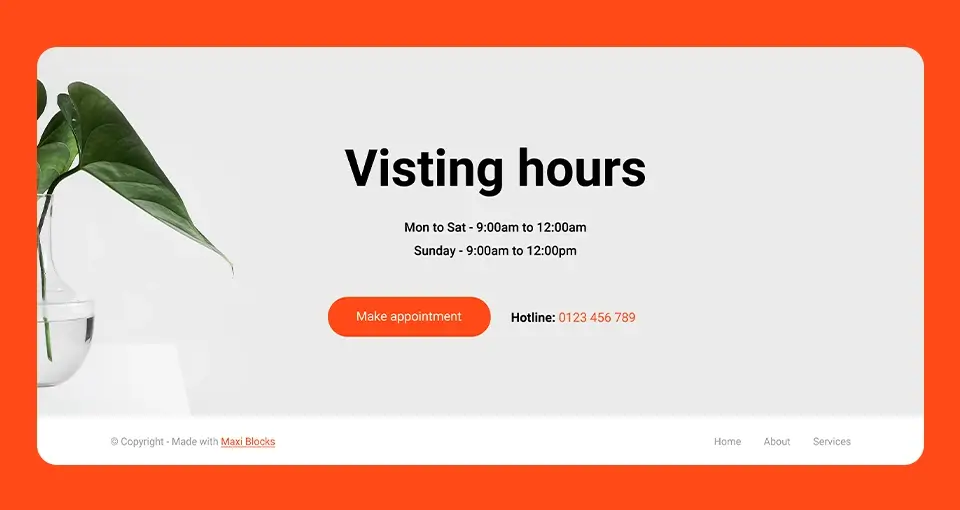 patterns Wordpress footer